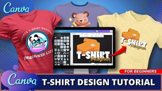 How to $1000/Month To Create T-Shirt Design using Canva | How to Create and Sell Professional T Shir