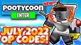 JULY *2022* ALL NEW SECRET OP CODES For POO TYCOON In Roblox Poo Tycoon codes!