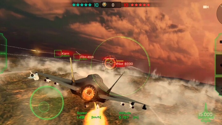 F35 DOGFIGHT GAMEPLAY