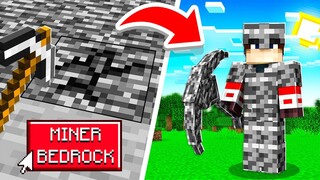 Je MINE la BEDROCK !