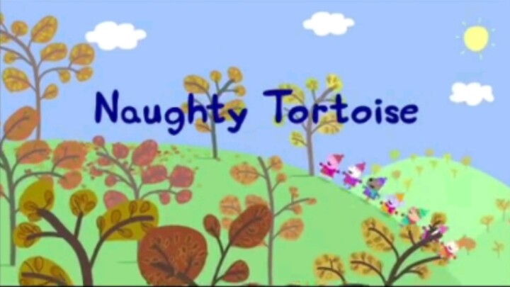 Peppa pig."Naughty Tortoise"
