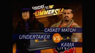 Undertaker vs Kama casket match, wwf summerslam (1995)