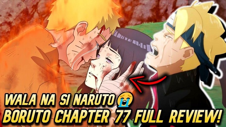 PAALAM NARUTO! HANGGANG SA MULI😭- Madilim na Parte ng Buhay ni Boruto Andito na | Boruto Chapter 77