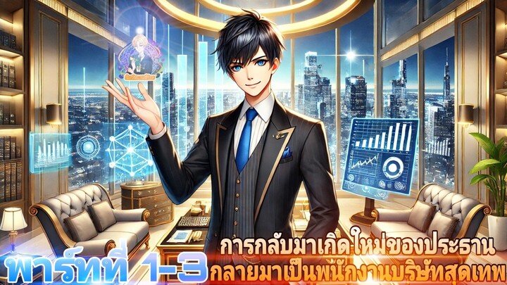การกลับมาเกิดใหม่ของประธานบริษัทกลายมาเป็นพนักงานบริษัทสุดเทพ พาร์ที่1-3