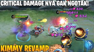 NIH YANG PENASARAN DENGAN KIMMY REVAMP - CRITICAL DAMAGE SKILL 1 NYA GAK NGOTAK! MOBILE LEGENDS