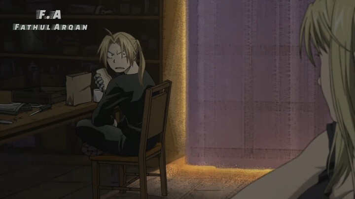 ketika winry gak sadar kalo di kamarnya ada Edward 🗿
