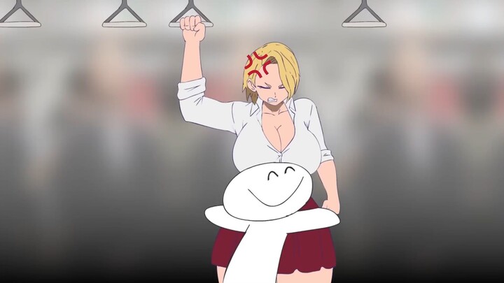 Kakak Perempuan di Kereta Bawah Tanah