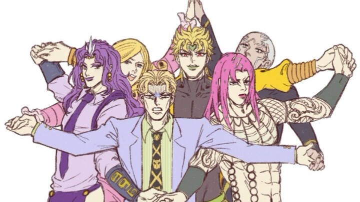 [JOJO 1-5 Mixed Cut] Tất cả thành viên đều là nhân vật phản diện◆Chào mừng đến với thế giới của nhân