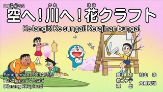 Doraemon Sub Indo 804 AB: Ke langit! Ke sungai! Kerajinan bunga! & Promenade bahagia