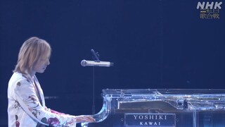 【YOSHIKI】-【ENDLESS RAIN + Rusty Nail】 Kouhaku uta gassen