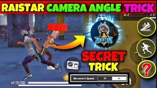 RAISTAR CAMERA ANGLE TRICK 📷 | WITH HANDCAM | HOW TO DO RAISTAR CAMERA ANGLE TRICK IN FREE FIRE