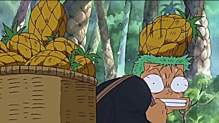 Momen Kocak Zoro Ditimpa Nanas😭🤣