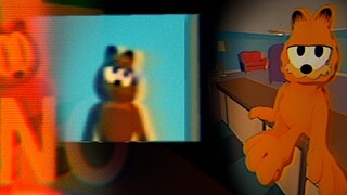 Horror Game Where Garfield Shoves You Into A Basement & Is Staring At You - The Last Monday