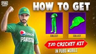 HOW TO GET PAKISTAN CRICKET TEAM OFFICIAL KIT IN PUBG MOBILE | PUBG MOBILE X PCB