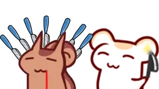 [Bison Hamster] Mari kita hitung berapa kali si ekor besar terkena pukulan selama siaran langsung