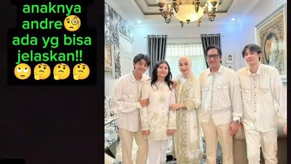 bikin haru saat anak2nya andre datang di pernikahannya
