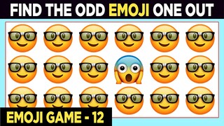 Glassman Emoji Odd One Out Emoji Games No 12 | Find The Odd Emoji One Out | Spot The Difference