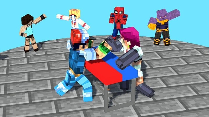 Monster School - Pixel Craft Run Muscle Rush - Minecraft Level 1-15