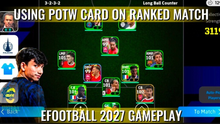 PUSH DIVISI dengan squad POTW 🤯 | eFootball 2027