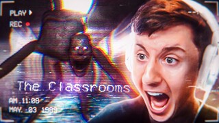 THIS HORROR GAME CREATURE WAS LISTENING TO MY MIC?… - The Classrooms