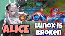 hero alice queen Natalisa buat lunox tidak berdaya