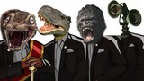 Shin Godzilla & T-Rex & Kong & Siren Head - Coffin Dance Astronmia COVER
