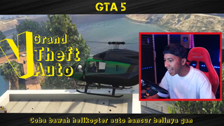 Nerbangin heli auto hancur helinya
