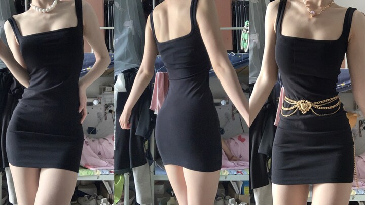 If you love the little black dress, this is a total knockout!