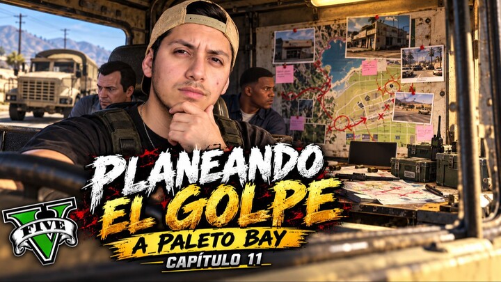 GTA 5 ROBAMOS UN CAMIÓN MILITAR PARA EL GOLPE(Preparación Paleto Bay)Modo historia#11camino a GTA 6