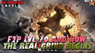 [One Punch Man World] - Lvl 70 / Rank 15 as F2P Achieved! Here is what I will be focusing on!
