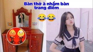 Chồng mới mua cho cho cái bàn trang điểm 😂 - Top comment hài hước Face Book