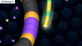 Slither.io 1 Pro Tiny Snake vs Giant Troll Snakes Epic Slitherio Gameplay 1