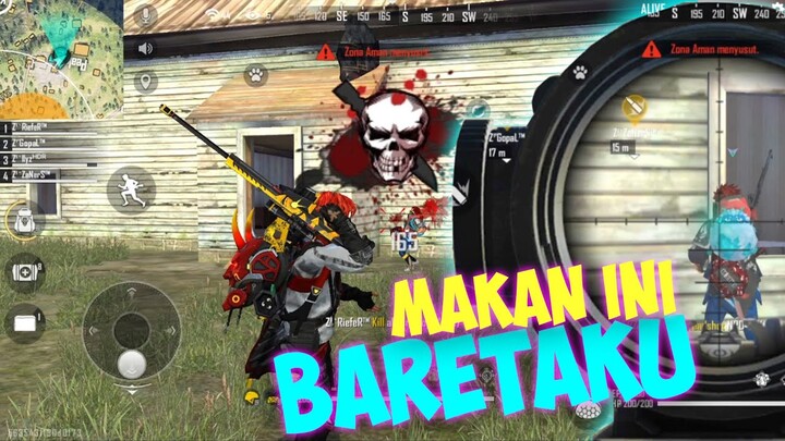 Dikasih AWM BARETA Langsung Rebutan KILL