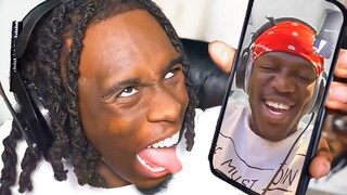 Kai Cenat Facetimes KSI After Jake Paul Loss..