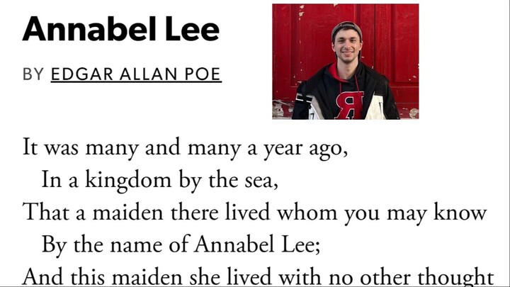 Annabelle Lee Poem Analysis  安娜贝尔·丽 诗歌分析