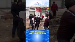 Duka Ummat Muslim, Gempa 7,8 dan 7,5 Magnitudo Melanda Turki #gempa #turkey #muslim