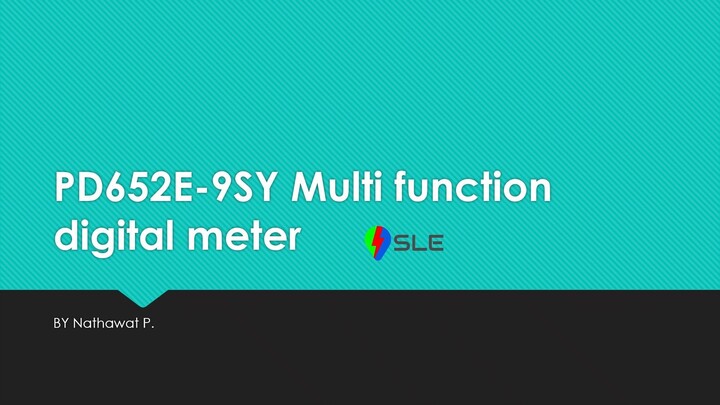 PD652E-9SY Multi function digital meter(SLE)