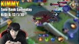 Kimmy Solo Rank Gameplay| Mythic rank gameplay [K2 Zoro]