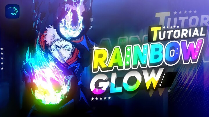 How to make a Rainbow Glow Effect + Preset | Alight Motion