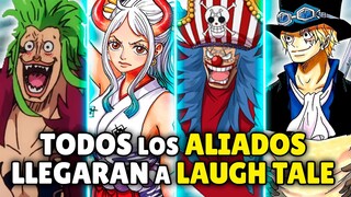 ¡TODOS los PERSONAJES QUE LLEGARAN a LAUGH TALE en ONE PIECE!