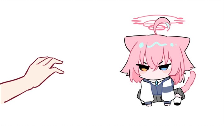 The Hoshino cat who doesn't let people touch his head