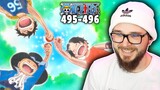 THE THREE BROTHERS!!! | One Piece Ep. 495-496 REACTION