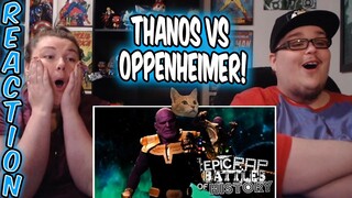 Thanos vs J Robert Oppenheimer. Epic Rap Battles of History REACTION!! 🔥