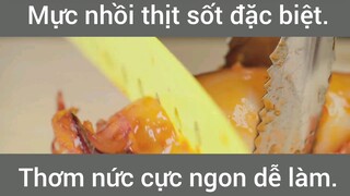 Mực nhồi thịt sốt đặc biệt thơm nức cực ngon dễ làm  phần 1