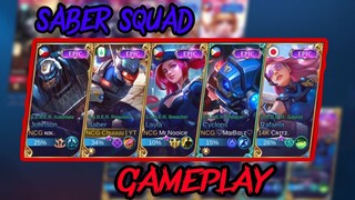 S.A.B.E.R SKIN SQUAD = POLICE SQUAD ? | SABER SKIN GAMEPLAY | WHAT IS THE BEST S.A.B.E.R SKIN?