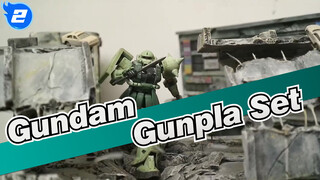 [Gundam] [GUNPLA] 1/144| Gunpla Set| Set Multiple Scenes With The Same Material| Awesome_2