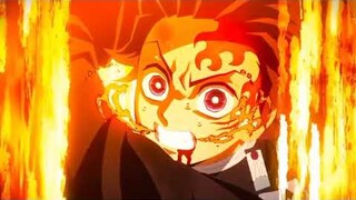 [Kimetsu no Yaiba] - Tanjiro múa "vũ điệu hỏa thần" hạ gục 3 con quỷ cùng lúc