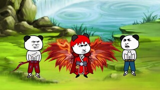 "The Daily Life of the God King 140" The second form of the rookie, the flaming red devil, is extrem
