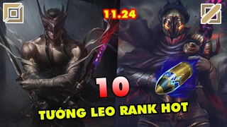 TOP 10 vị tướng MẠNH NHẤT để leo rank trong LMHT 11.24 ở từng vị trí