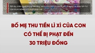 đưa cho bố mẹ đi ko đưa thì mất tiền nhá